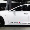 2pcs Car 3D Stickers Auto Side Body Sports Sticker Decals Car Accessories For Mini Cooper One S Clubman R50 R53 R56 R60 F55 F56 R57 R58 R59