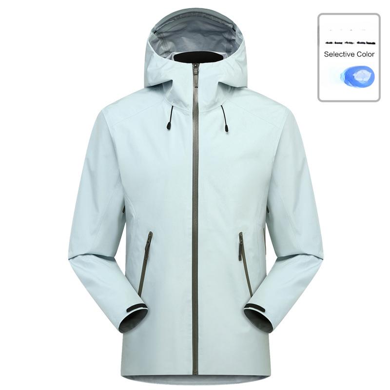 Немаркированная высококачественная однослойная куртка Niaojia LT Outdoor, мужская куртка для альпинизма, трехслойная ламинированная резиновая куртка