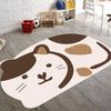 Круглый коврик с милым котом для детской комнаты — мягкий детский ковер в стиле бохо, моющийся детский коврик, детский коврик для ванной, коврик с милым животным, маленький круглый коврик, красочный коврик