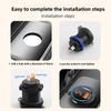 PD+QC3.0 Fast Charging USB Car Charger Socket with Voltmeter, Aluminum Alloy Waterproof Power Outlet