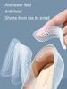 NO.8 Upgrade Silicone Heel Stickers Heels Grips for Women Men Anti Slip Heel Cushions Non-Slip Inserts Pads Foot Heel Care Protector