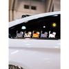 1pc Cat Pattern PVC Car Sticker