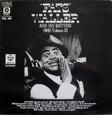 LP Пластинка ФЭТС УОЛЛЕР ЕГО РИТМ Полные записи Том 22 1941 PM42396 RCA 1978 Франция Джаз Б/У