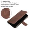 Anti-Fingerprint Matte Leather Wallet Case for Moto LG Nokia Sony Card Holder Flip Cover for Google OPPO OnePlus VIVO Handstrap Phone Case