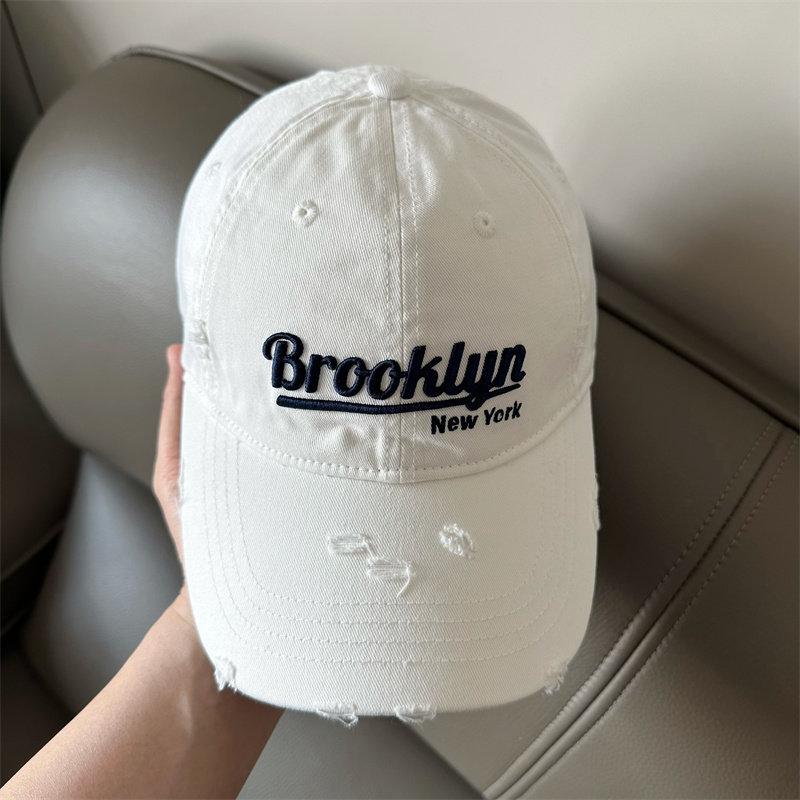 Fashion New Letter Embroidery Soft Top Baseball Cap Children's Korean Version Versatile Cap Big Head Circumference Small Face Hat