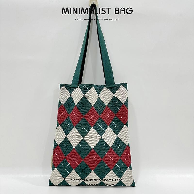 Дизайн Любовь Вязаная Сумка Через Плечо Сумка Большая Сумка Большой Емкости