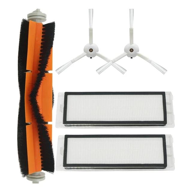 Основная щетка + HEPA-фильтр + боковая щетка для робота-пылесоса Xiaomi MI 2 Roborock S50 S51, запчасти для пылесоса, аксессуары