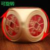 Brass Oversized Red Oil Five Emperors Copper Coins Come and Go, Five Emperors Money Six-sided Rotating Ornament Copper Handicrafts