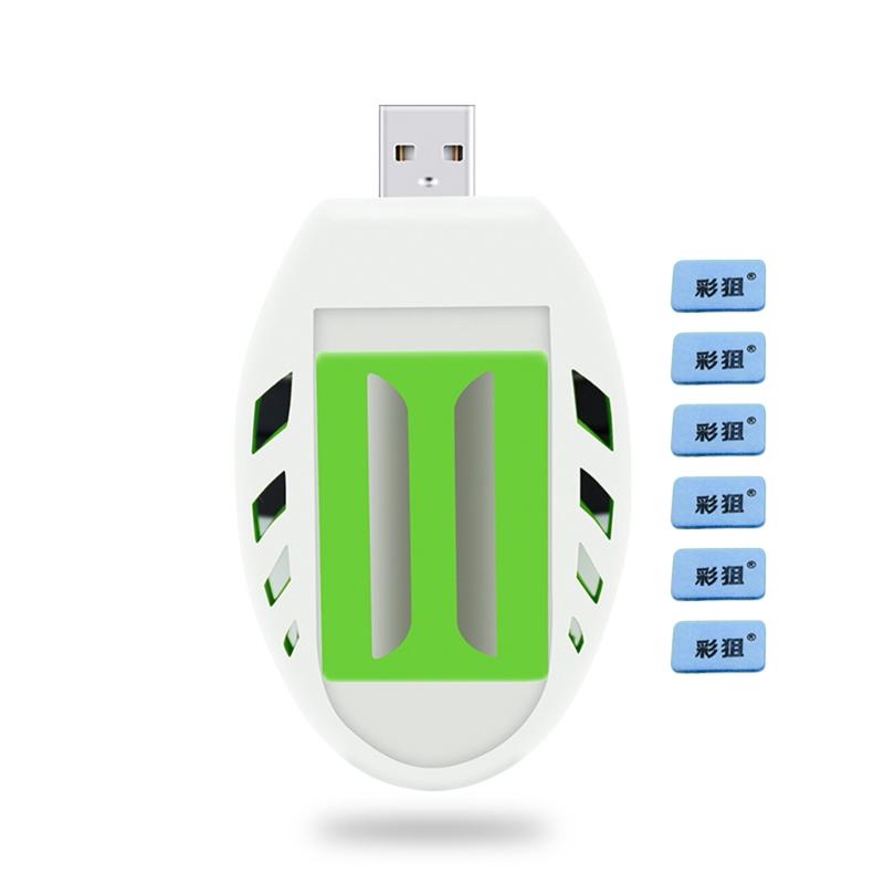 Портативный USB-репеллент от насекомых и комаров, пластиковый нагреватель для благовоний, контроль, сон, дом