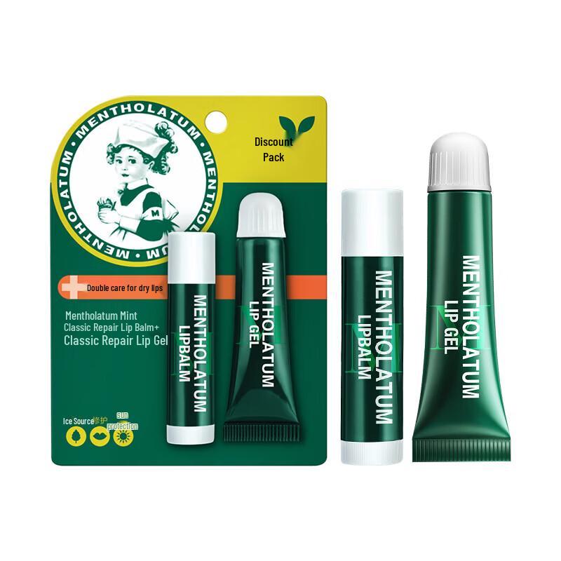 MENTHOLATUM Мятный дуэт для ухода за губами