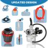PZ19 Carburetor Air filter Kit for 70cc 110cc 125cc Dirt Bikes Pit Bike Monkey Scooter ATV Quad Go Karts 22mm Carb Fits for CRF SSR Sunl Taotao Pit