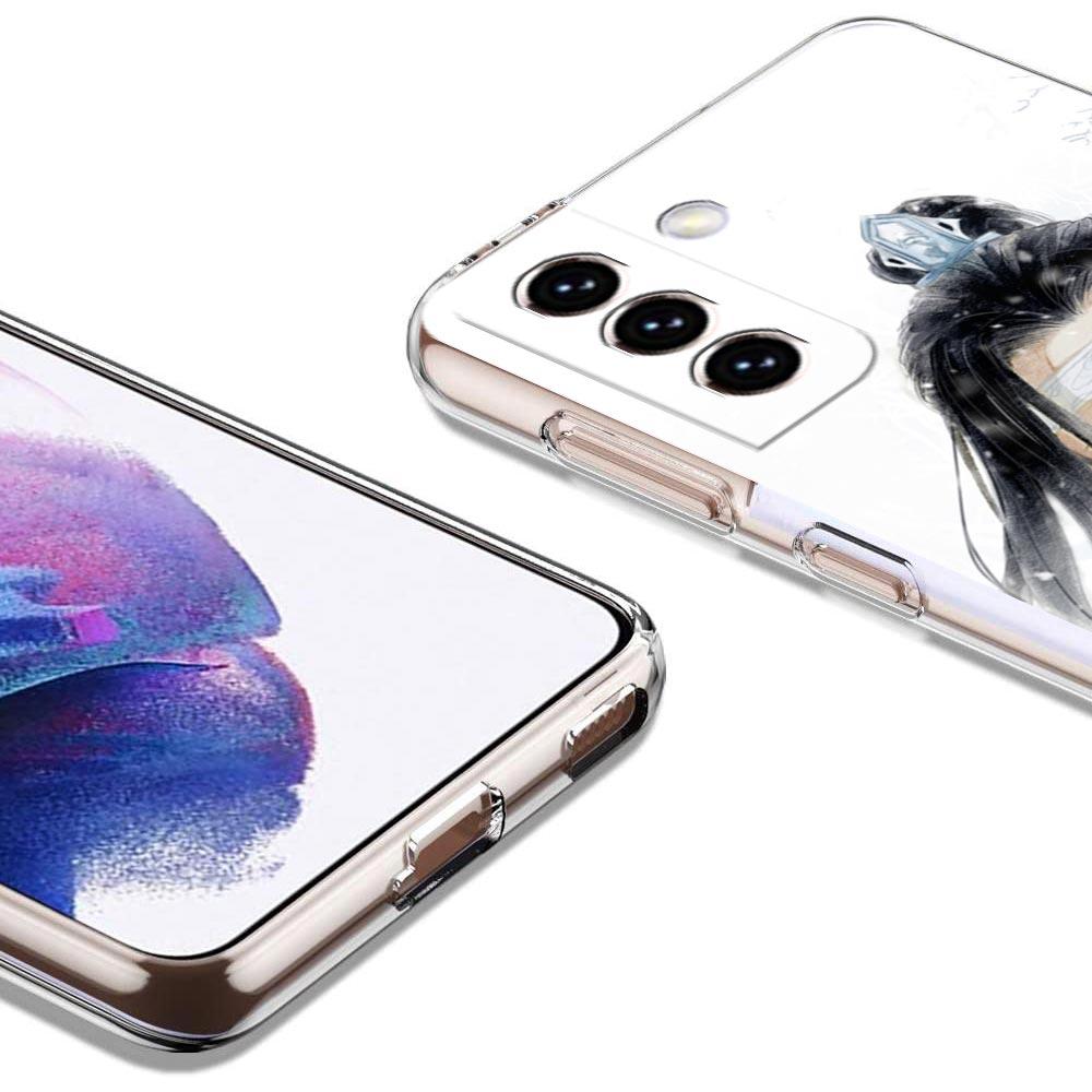 Чехол для телефона Mo Dao Zu Shi Wei Wuxian для Samsung Galaxy S22 5G S20 Ultra S21 FE 5G S10E S9 S8 S10 Plus Note 20 10, прозрачный чехол