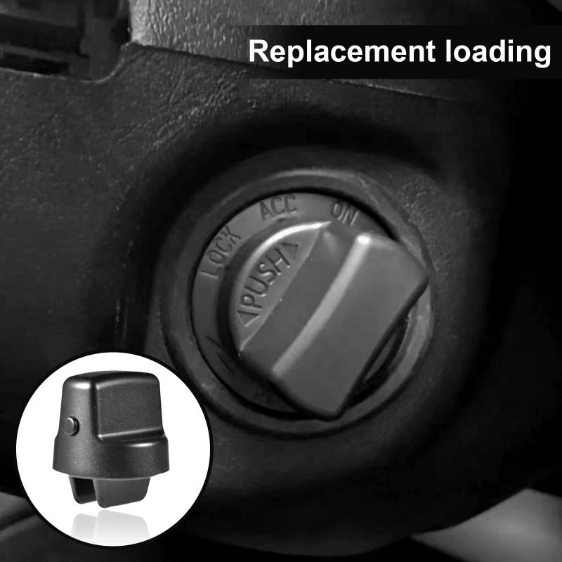 Keyless Ignition Button Knob Cap Insert for Lancer for Mits Car Interior Trim Replacement Sturdy Material Enhance Start Button Appearance