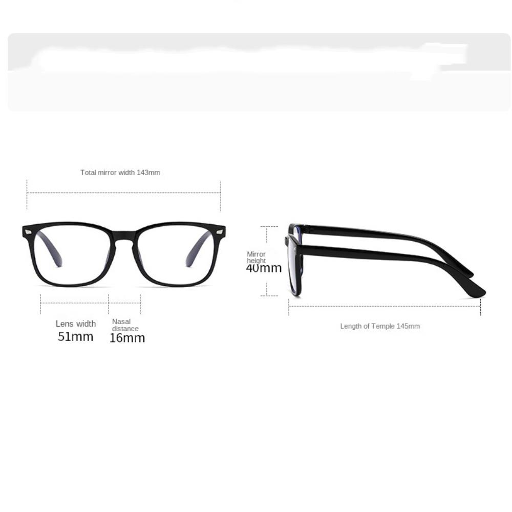Latest Retro Anti Eyestrain Eyeglasses Men and Women Portable Anti-blue Eyeglasses Plastic Frame Eyeglasses Black Leopard Optical Eyeglasses