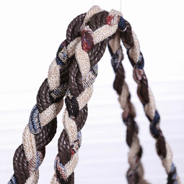 Yogodlns Модная женская сумка-тоут с цветочным принтом в национальном стиле, льняная сумка среднего возраста с верхней ручкой, дорожная женская сумка