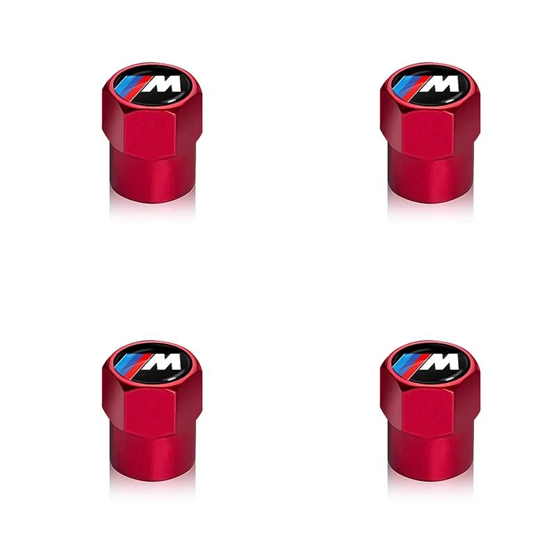4Pcs Car Wheel Tire Valve Caps Air Stem Covers Accessories E46 E39 E70 F10 F20 F30 X5 X6 X1 M3 M5 M6 E71 F01 F02 F87 HJ5
