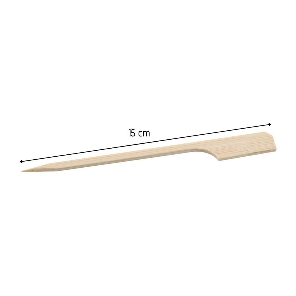 Set of 150 Wooden Skewers 25 Cm Fackelmann Ref. 9908050