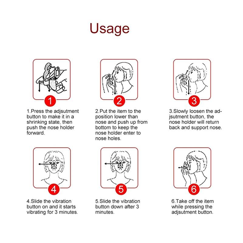 Electric Nose Shaper Nose Bridge Straightener Corrector No Pain Nose Up Lifting Clips for Women Beauty Tools