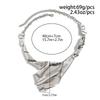 Personalised Irregular Geometric Necklace Set Exaggerated Feeling Pleated Alloy Necklace