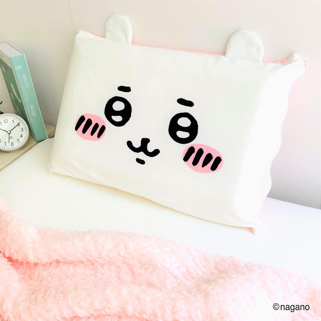 Подушка из пены с эффектом памяти MORIPiLO Morishita, Chiikawa, 30x45см, Унисекс, Плюшевая игрушка-подушка, Маленький и милый мерч с персонажами, Белый, 4620866
