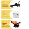 Multiple Modes Butterfly Cat Teaser Hanging Elastic String Feline Toy  Kittens