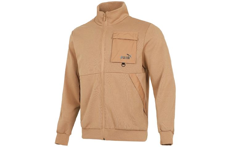 Puma Куртки Унисекс Хаки Стойка Умеренный Другое 537033-63