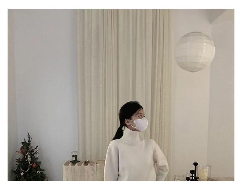 Женский вязаный свитер: Осень/Зима, Гонконгский стиль, Свободный крой, Стройнящий, Плотный, Универсальный как верхняя или нижняя одежда