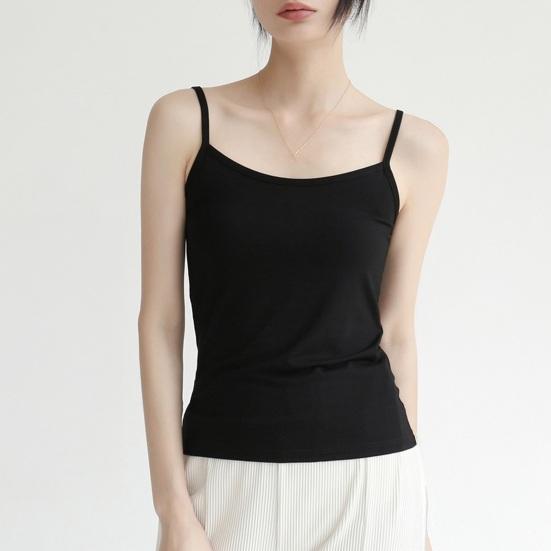 Летний жилет-слинг без рукавов, облегающий вариант, топы, однотонные, мягкие, эластичные, женские топы-майки, подчеркивающие фигуру