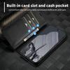 For Honor X60 Pro 5G/Honor X9c 5G Wallet Case Leather Phone Cover Stand with Curved Line Design