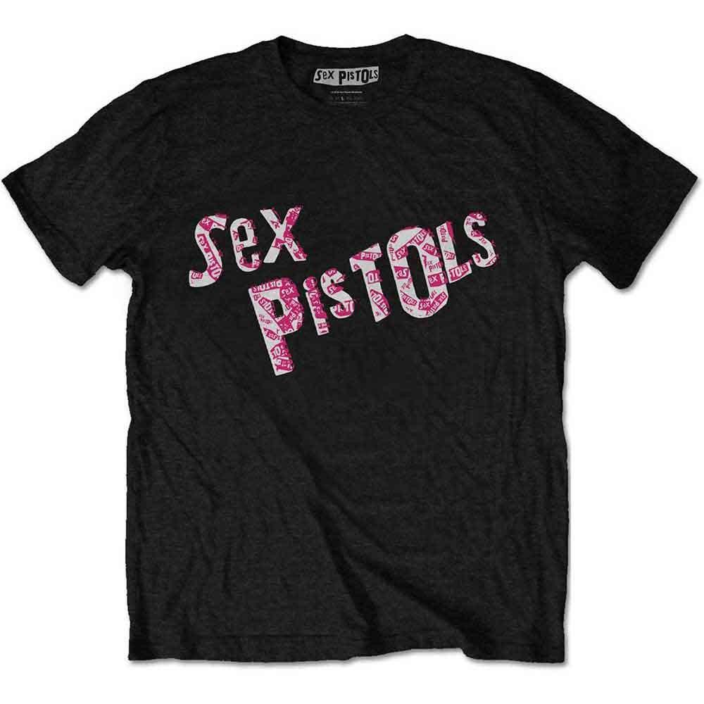 The Sex Pistols Multi-Logo Official Tee T-Shirt Mens Unisex