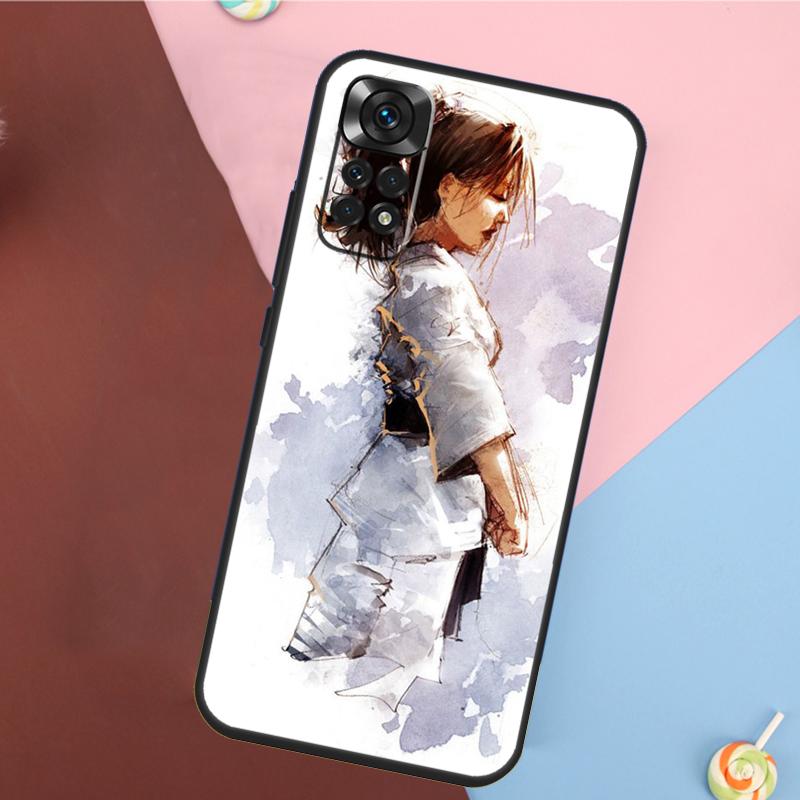 Чехол для Xiaomi Redmi Note 14 13 12 9 10 11 Pro 9S 10S 11S 12S Redmi 14C 10C 12C 13C с изображением Кунг-фу Каратэ Тхэквондо Боевых искусств