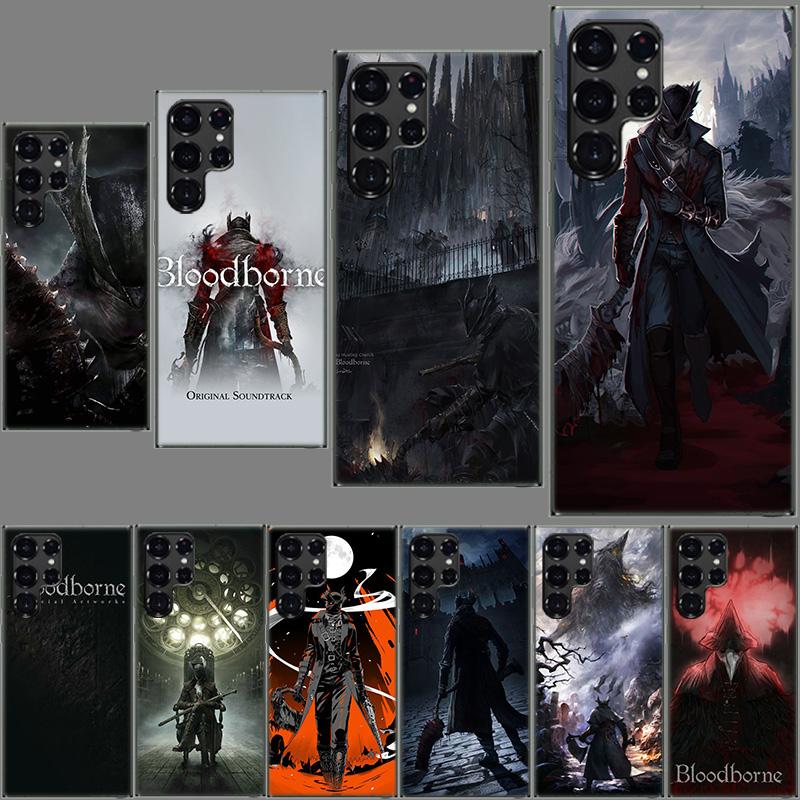 Чехол для телефона Game Bloodborne для Samsung Galaxy S24 S23 S21 S20 FE S22 S26 Ultra S25 Edge S10 Plus Cover Прозрачный ТПУ Capa Shell Coqu