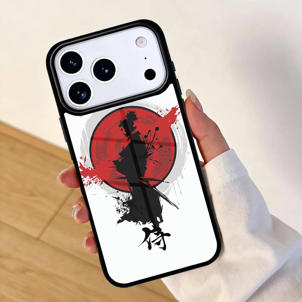 Japanese Bushido Samurai Mobile Phone Case for IPhone 17 AIR 16pro Max 15 14 13 12 11 Bumper Cover