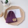 Warm Kid Hat Fashion Kawaii Cartoon Bear  Crochet Bonnet Beanie for Toddler Boy Girl Autumn Winter Knit Solid Color Cap for Baby