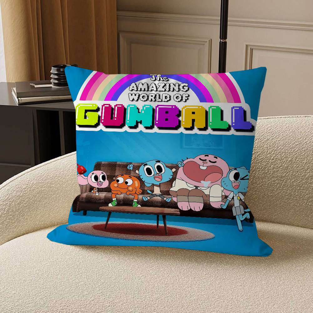 Наволочка «Удивительный мир Гамбола» для спальни, комнаты и дивана в гостиной, декоративная наволочка для подушки