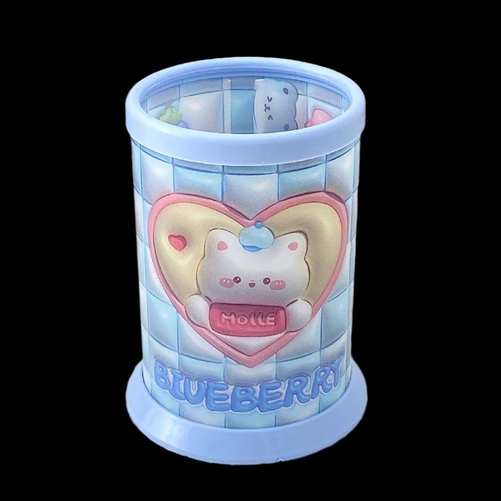 Милый мультяшный держатель для карандашей, канцелярские принадлежности, подарки, контейнер для ручек, практичная коробка для хранения ручек, студенты