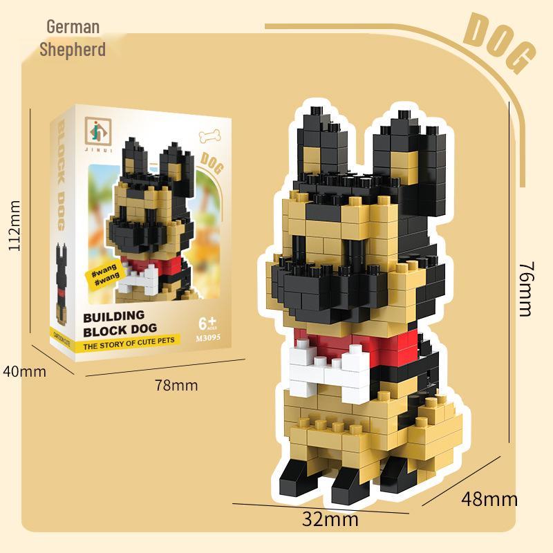 Милый щенок Серия Собаки Совместимо с LEGO Микро Кирпичиками - Конструктор для Детей