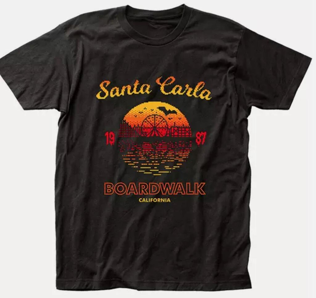 80s The Lost Boys Santaa Carla 1987 Boardwalk Cali Horror Movie T-shirt