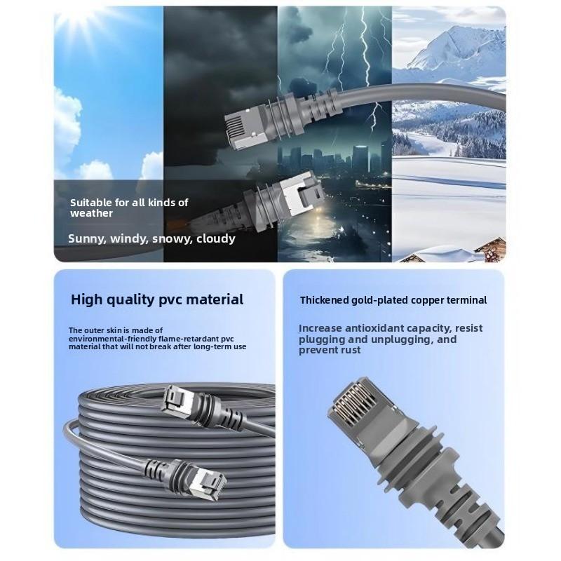 Gen3 Router Replacement Cable Outdoor Waterproof Ethernet Network Cable for Cross Border Use