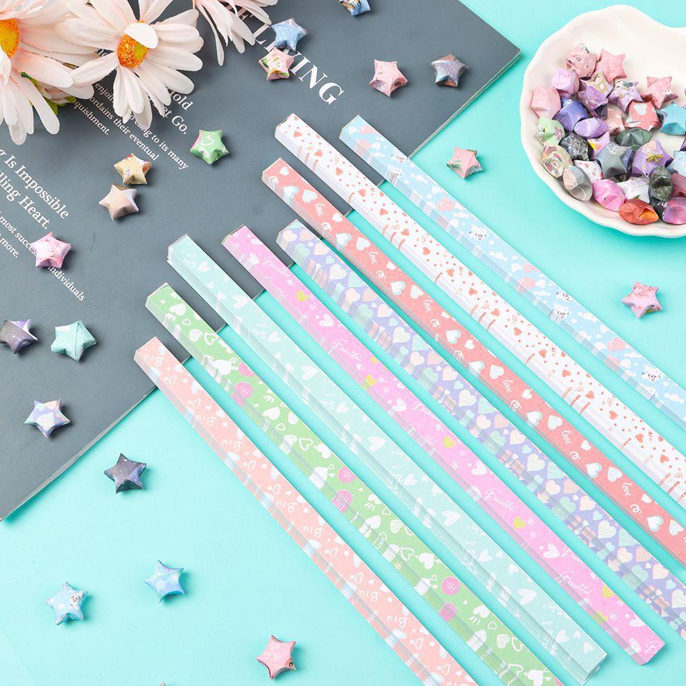 Искусство Ремесла Простой Узор Космическая Звезда Оригами Небо Звезды Бумага Бумажная Полоска Оригами Бумага