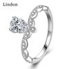 Классическое кольцо Lindon из медного сплава с цирконием, женские ювелирные изделия, свадебный подарок для вечеринки