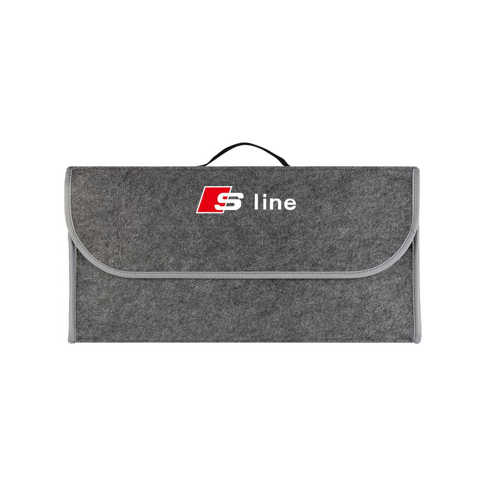 Auto Trunk Organization Box Folding Car Storage Bag Travel Tidying Tools Case For 22 Sline A5 A4 B8 A3 8P A6 C7 8V B6 B7 B9 C6
