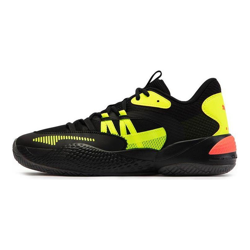Puma Кроссовки Court Rider 2.0 Glow Stick Black Lime Squeeze Мужские 377393-01