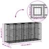 Gabion Raised Bed Silver