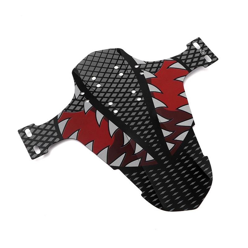 1Pcs Mountain Bike Mudguard 3D Carbon Fiber Twill MTB Fender Front/Rear Tire Wheel Universal Suitable for Disc Brake