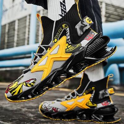 FashionThick Platform Sports Мужская обувь для бега без кожи Оригинальные предложения Легкие высококачественные мужские повседневные кроссовки
