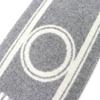 Pristine HERMES Scarf Bande de Repo Two-tone fringe long dress gray cashmere Used