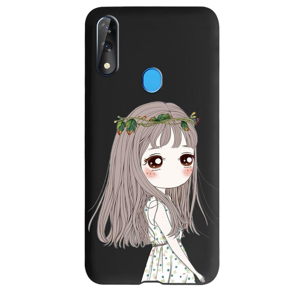 Чехол для ZTE Blade V10 Модный Цветочный Узор Сердце Чехлы для Телефона Для ZTE Blade V10 Vita V 10 Черный Силиконовый Мягкий TPU Бампер