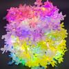 Women Girls Christmas Party Decoration Glowing LED Wreath Halloween Crown Flower Light Up Headband