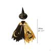 Halloween Children's Wizard Cloak and Hat Set Soft Costume for Party Dressing Up